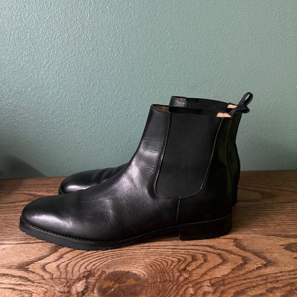 3DM Lifestyle Mens Black Leather Chelsea Boot UK Size 10 Men's US Size 11 - Picture 3 of 14